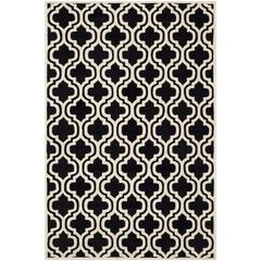 CHATHAM, BLACK / IVORY, 4' X 6', Area Rug, CHT727K-4