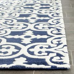 CHATHAM, DARK BLUE / IVORY, 3' X 5', Area Rug, CHT729C-3