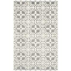 CHATHAM, DARK GREY / IVORY, 5' X 8', Area Rug, CHT729D-5
