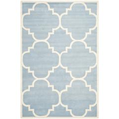 CHATHAM, BLUE / IVORY, 6' X 9', Area Rug, CHT730B-6