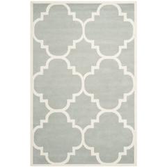 CHATHAM, GREY / IVORY, 5' X 8', Area Rug, CHT730E-5