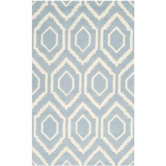 CHATHAM, BLUE / IVORY, 3' X 5', Area Rug, CHT731B-3