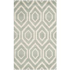 CHATHAM, GREY / IVORY, 3' X 5', Area Rug, CHT731E-3