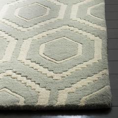 CHATHAM, GREY / IVORY, 5' X 8', Area Rug, CHT731E-5
