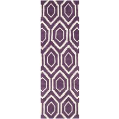 CHATHAM, PURPLE / IVORY, 2'-3" X 7', Area Rug, CHT731F-27