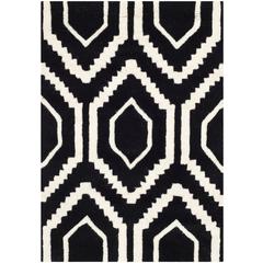 CHATHAM, BLACK / IVORY, 2' X 3', Area Rug, CHT731K-2