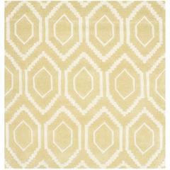 CHATHAM, LIGHT GOLD / IVORY, 4' X 4' Square, Area Rug