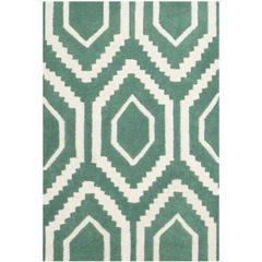 CHATHAM, TEAL / IVORY, 2' X 3', Area Rug, CHT731T-2