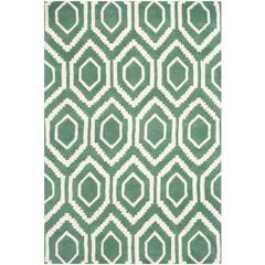 CHATHAM, TEAL / IVORY, 4' X 6', Area Rug, CHT731T-4