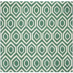 CHATHAM, TEAL / IVORY, 7' X 7' Square, Area Rug, CHT731T-7SQ