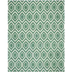 CHATHAM, TEAL / IVORY, 8' X 10', Area Rug, CHT731T-8