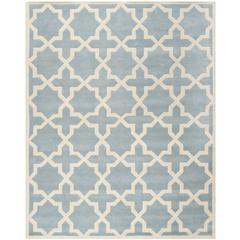 CHATHAM, BLUE / IVORY, 10' X 14', Area Rug, CHT732B-10
