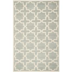 CHATHAM, GREY / IVORY, 6' X 9', Area Rug, CHT732E-6