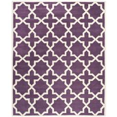 CHATHAM, PURPLE / IVORY, 8' X 10', Area Rug, CHT732F-8