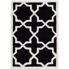 CHATHAM, BLACK / IVORY, 2' X 3', Area Rug, CHT732K-2