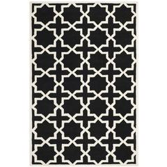 CHATHAM, BLACK / IVORY, 6' X 9', Area Rug, CHT732K-6