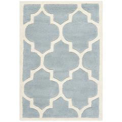 CHATHAM, BLUE / IVORY, 2' X 3', Area Rug, CHT733B-2