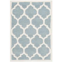 CHATHAM, BLUE / IVORY, 2' X 3', Area Rug, CHT734B-2