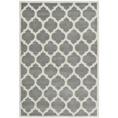 CHATHAM, DARK GREY / IVORY, 3' X 5', Area Rug, CHT734D-3