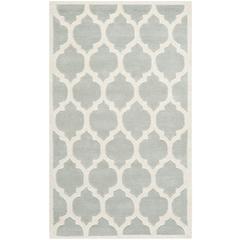 CHATHAM, GREY / IVORY, 3' X 5', Area Rug, CHT734E-3