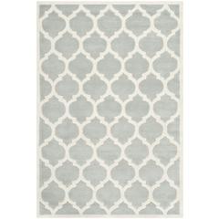 CHATHAM, GREY / IVORY, 4' X 6', Area Rug, CHT734E-4