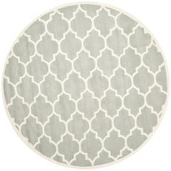 CHATHAM, GREY / IVORY, 7' X 7' Round, Area Rug, CHT734E-7R