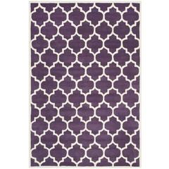 CHATHAM, PURPLE / IVORY, 6' X 9', Area Rug, CHT734F-6