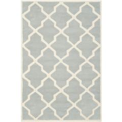 CHATHAM, GREY / IVORY, 4' X 6', Area Rug, CHT735E-4