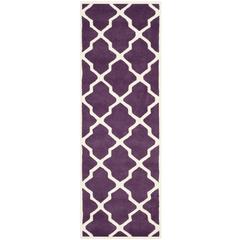 CHATHAM, PURPLE / IVORY, 2'-3" X 11', Area Rug, CHT735F-211