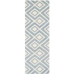 CHATHAM, BLUE / IVORY, 2'-3" X 7', Area Rug, CHT742B-27
