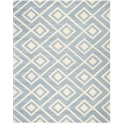 CHATHAM, BLUE / IVORY, 8' X 10', Area Rug, CHT742B-8
