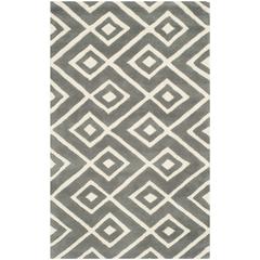 CHATHAM, DARK GREY / IVORY, 2' X 3', Area Rug, CHT742D-2