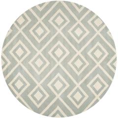 CHATHAM, GREY / IVORY, 7' X 7' Round, Area Rug, CHT742E-7R