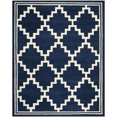 CHATHAM, NAVY / IVORY, 8' X 10', Area Rug