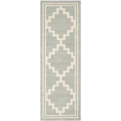 CHATHAM, GREY / IVORY, 2'-3" X 7', Area Rug, CHT743E-27