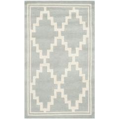 CHATHAM, GREY / IVORY, 3' X 5', Area Rug, CHT743E-3