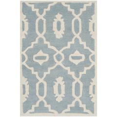 CHATHAM, BLUE / IVORY, 2' X 3', Area Rug, CHT745B-2