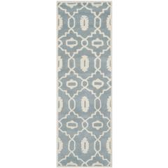 CHATHAM, BLUE / IVORY, 2'-3" X 7', Area Rug, CHT745B-27