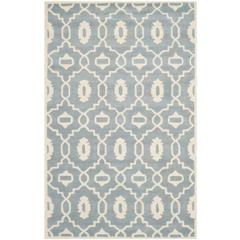 CHATHAM, BLUE / IVORY, 5' X 8', Area Rug, CHT745B-5