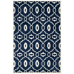 CHATHAM, DARK BLUE / IVORY, 6' X 9', Area Rug, CHT745C-6