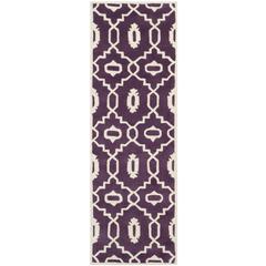 CHATHAM, PURPLE / IVORY, 2'-3" X 7', Area Rug, CHT745F-27