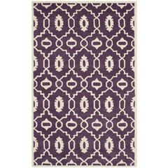 CHATHAM, PURPLE / IVORY, 5' X 8', Area Rug, CHT745F-5