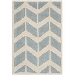 CHATHAM, BLUE / IVORY, 2' X 3', Area Rug, CHT746B-2