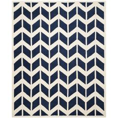 CHATHAM, DARK BLUE / IVORY, 8' X 10', Area Rug, CHT746C-8