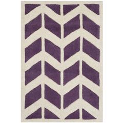 CHATHAM, PURPLE / IVORY, 2' X 3', Area Rug, CHT746F-2