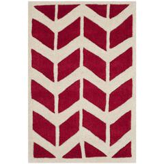CHATHAM, RED / IVORY, 2' X 3', Area Rug, CHT746G-2