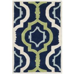 CHATHAM, DARK BLUE / MULTI, 2' X 3', Area Rug