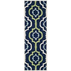 CHATHAM, DARK BLUE / MULTI, 2'-3" X 7', Area Rug
