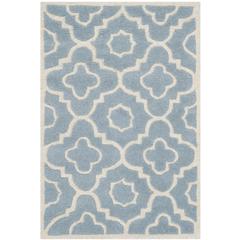 CHATHAM, BLUE / IVORY, 2' X 3', Area Rug, CHT750B-2
