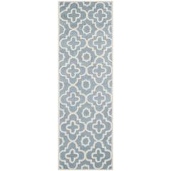 CHATHAM, BLUE / IVORY, 2'-3" X 7', Area Rug, CHT750B-27